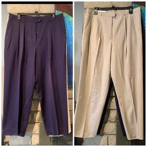 Two Pair, Gorgeous, Vintage Escada Slacks